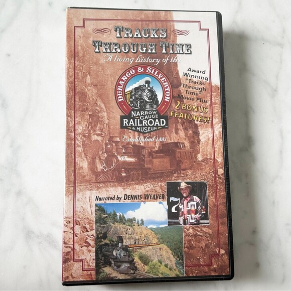 Tracks Through Time Narrow Gauge Railroad Durango & Silverton VHS Tape 72 Min - Picture 1 of 6